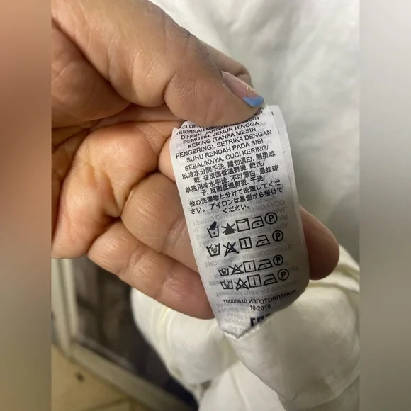 TORY BURCH Embroidered sleeveless linen dress Sz S - Picture 9 of 10